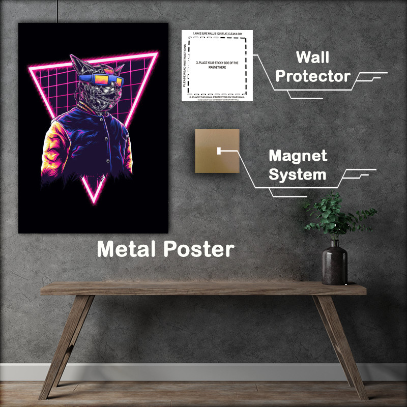 Buy Metal Poster : (Future gaming the catinator)