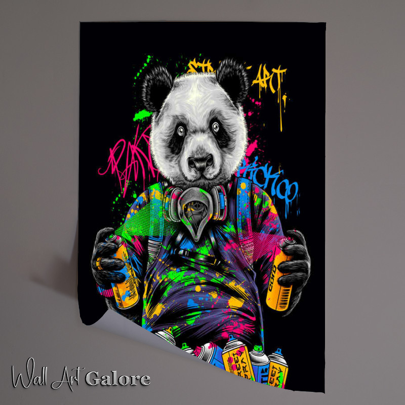 Buy Unframed Poster : (Graffiti Panda)