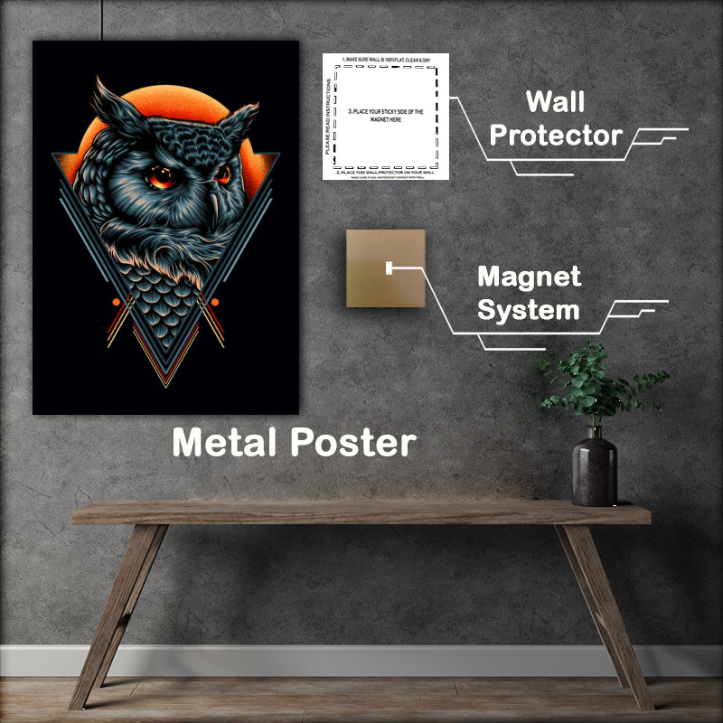 Buy Metal Poster : (I Am the Owl)