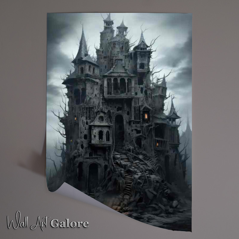Buy Unframed Poster : (Medieval Dreamscape Stay in a Fantasy Castle)