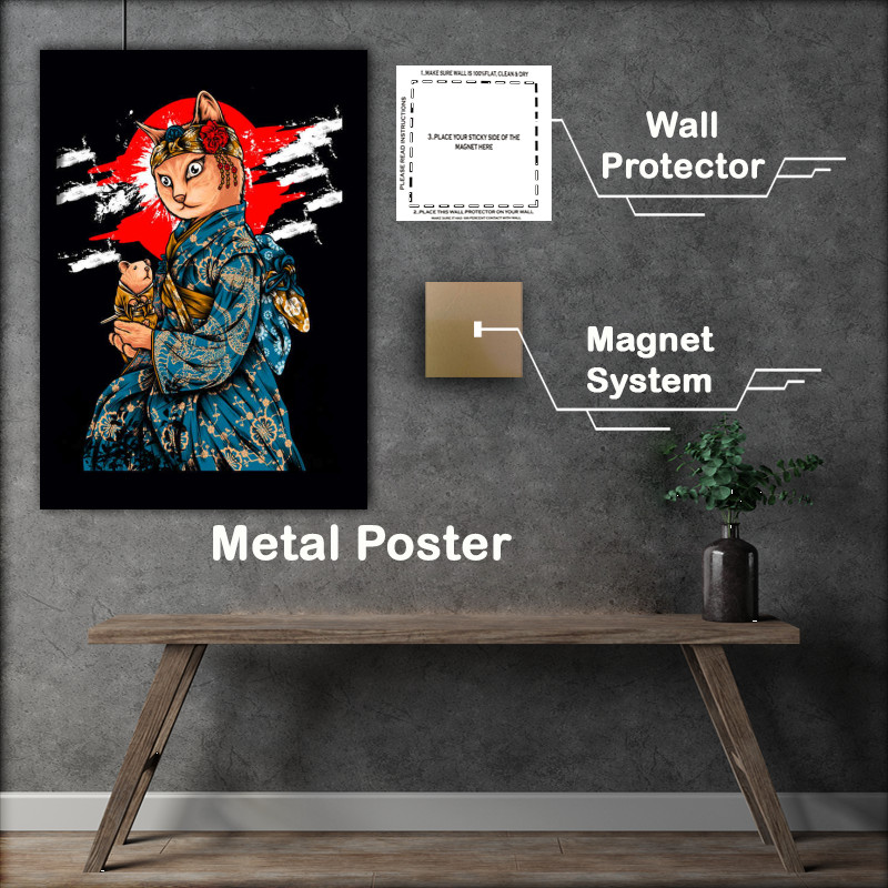 Buy Metal Poster : (Japan Kitten)