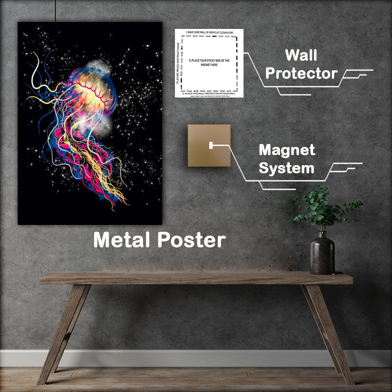 Buy Metal Poster : (Jellyfish)