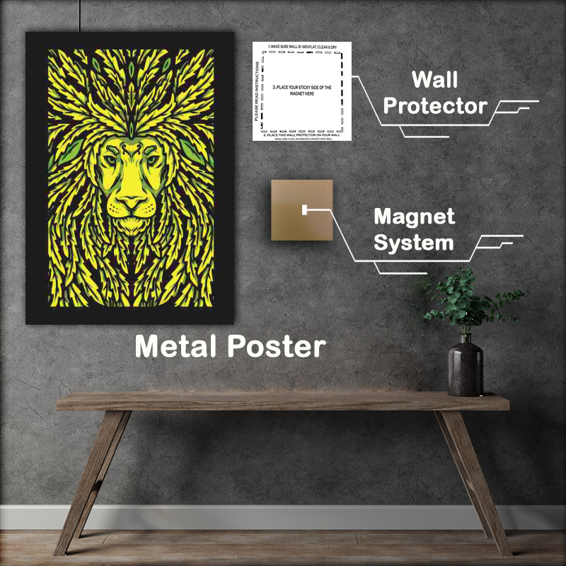 Buy Metal Poster : (King of the jungle)