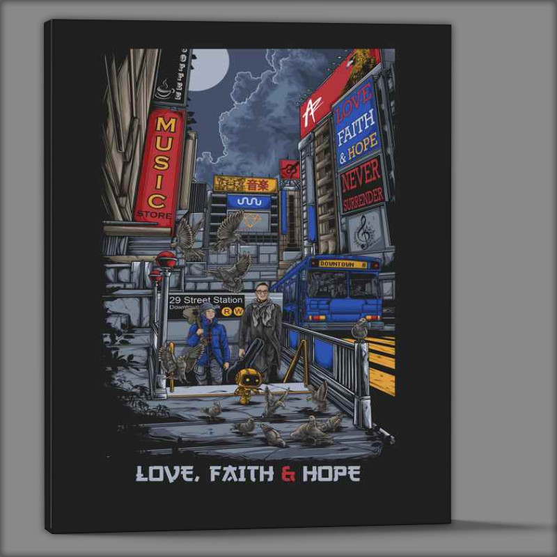 Buy Canvas : (Love faith hope)