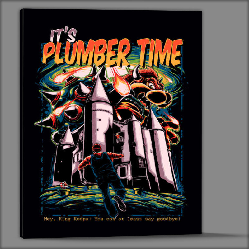 Buy Canvas : (Mario Brothers time for work)