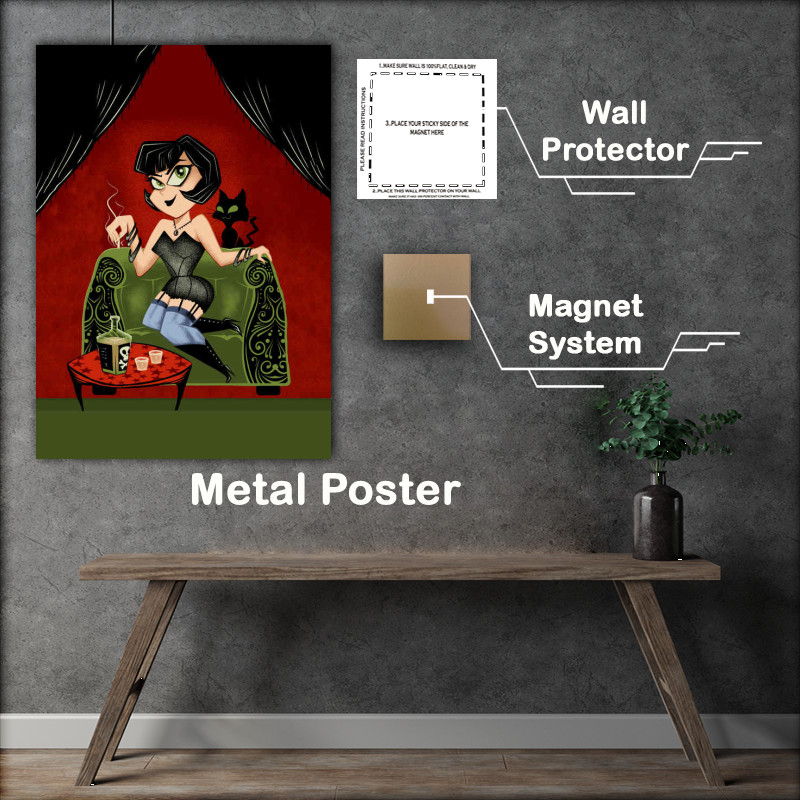 Buy Metal Poster : (Miss Dr Death)