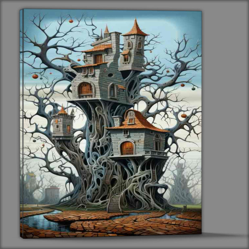 Buy Canvas : (Mystical Castle Escapes Explore Whimsical Abodes)