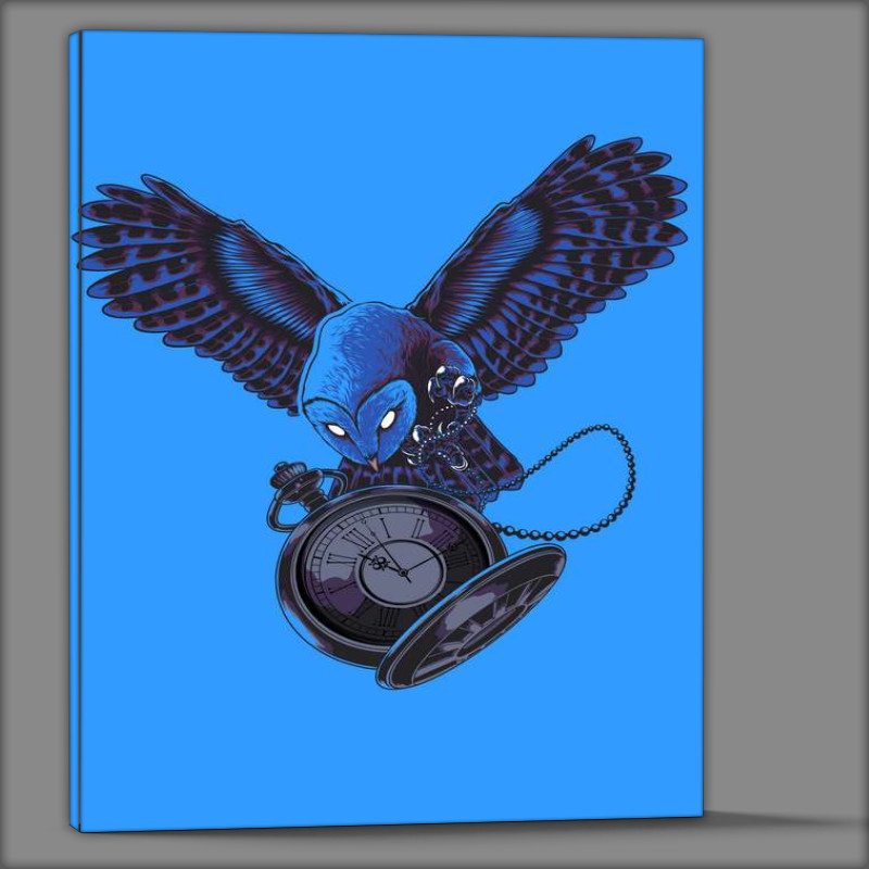 Buy Canvas : (Night Owl Silent BLUE)