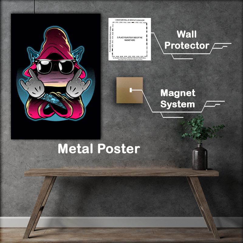 Buy Metal Poster : (Orko In Halftone)