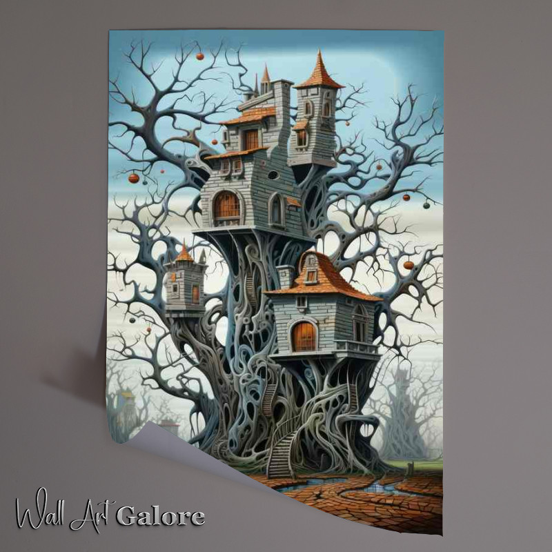 Buy Unframed Poster : (Mystical Castle Escapes Explore Whimsical Abodes)