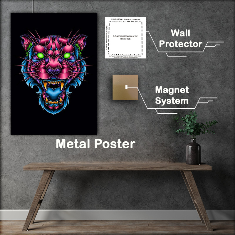 Buy Metal Poster : (Rawk Tiger)
