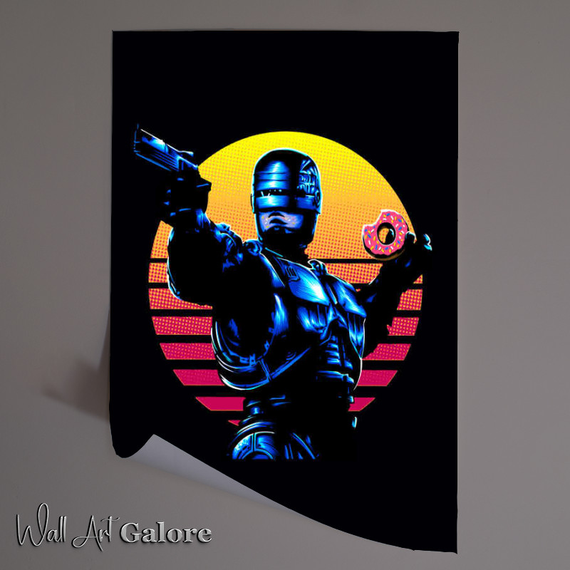 Buy Unframed Poster : (Robocop back in time)