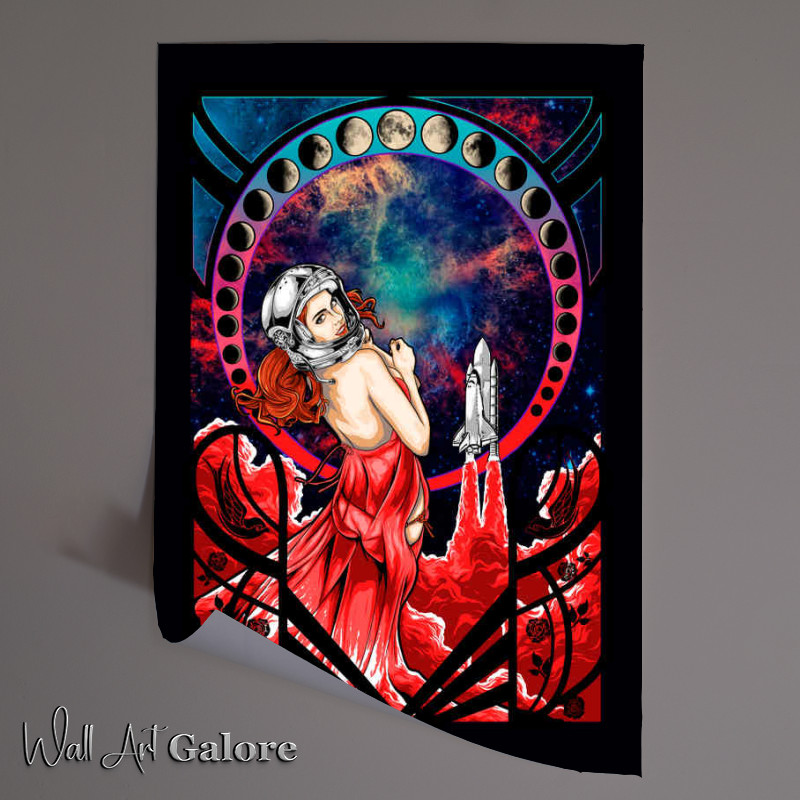 Buy Unframed Poster : (Sexy Astronaught Space)