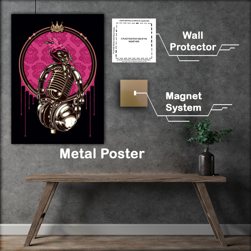 Buy Metal Poster : (Sing Like A Mocking jay)
