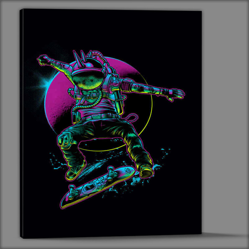 Buy Canvas : (Space Skater neo punk)