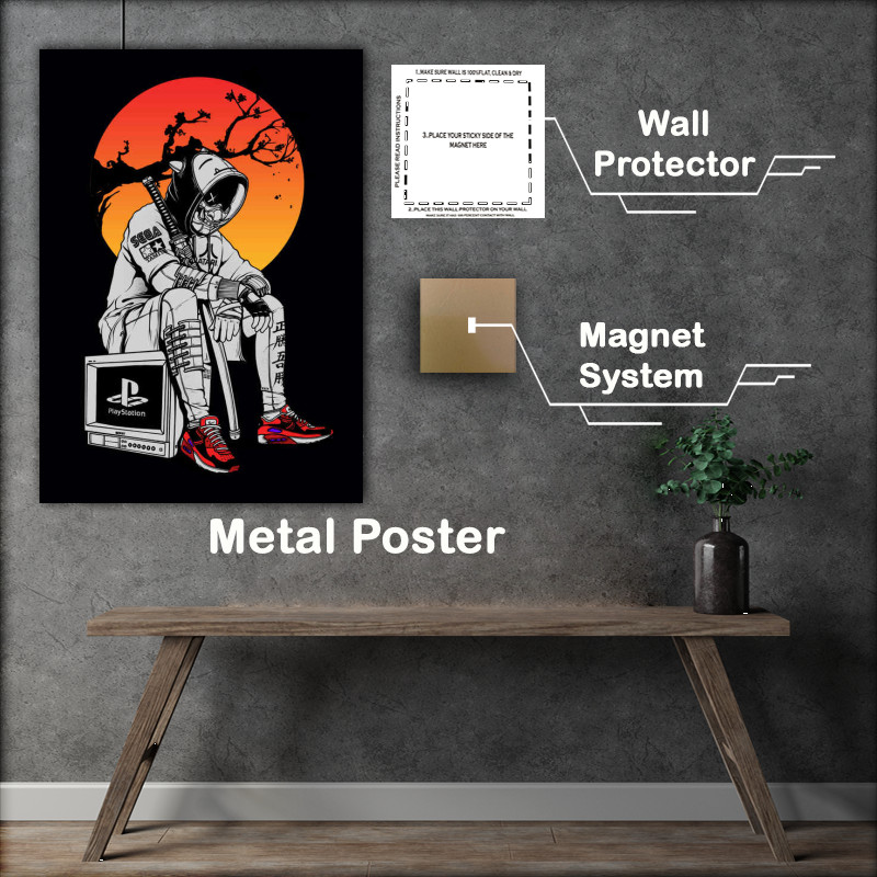 Buy Metal Poster : (The Handler always gaming)