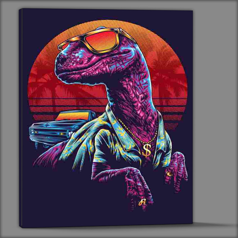 Buy Canvas : (The Raptor Purple)