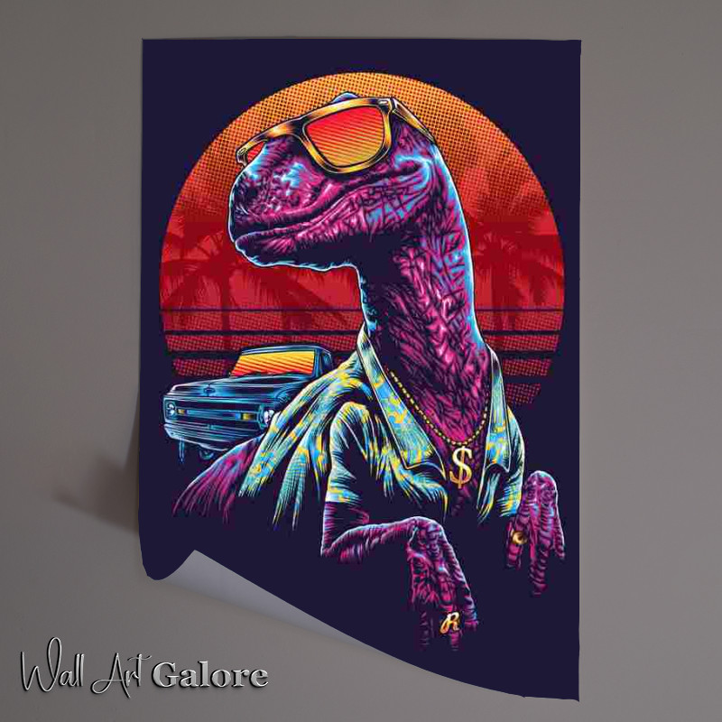 Buy Unframed Poster : (The Raptor Purple)