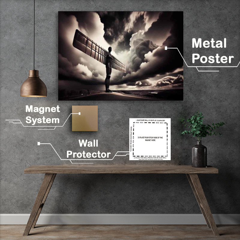 Buy : (Angel of the North Gateshead Metal Poster)