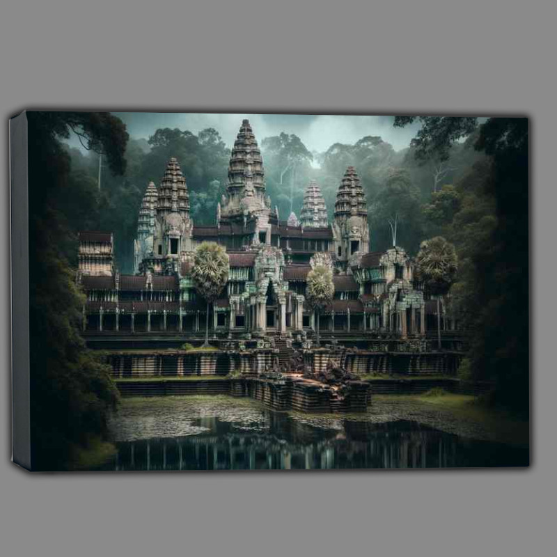 Buy Canvas : (Angkor Wat Cambodia Jungle Canopy)