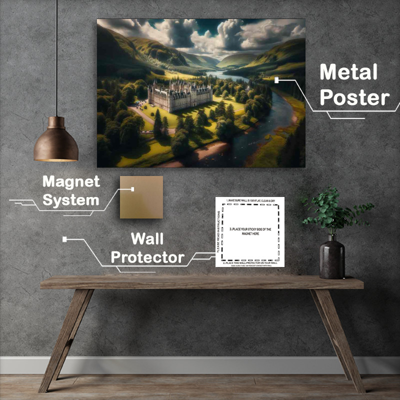 Buy Metal Poster : (Balmoral Castle Scotlands Picturesque Summer Residence)