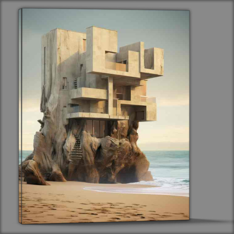 Buy Canvas : (Whimsy Wonderland Unique Castle Houses to Rent)