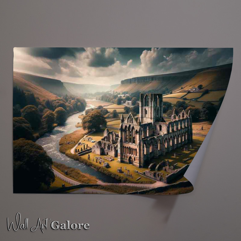 Buy Unframed Poster : (Bolton Priory in the Yorkshire Dales)