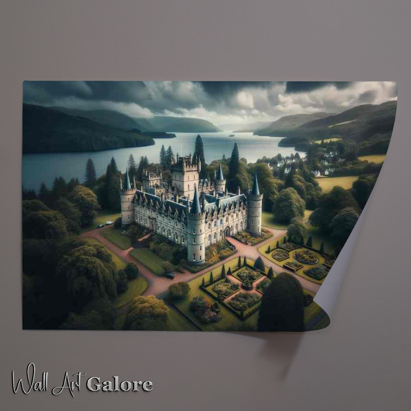 Buy Unframed Poster : (Inveraray Castle in Argyll and Bute The neo Gothic castle)