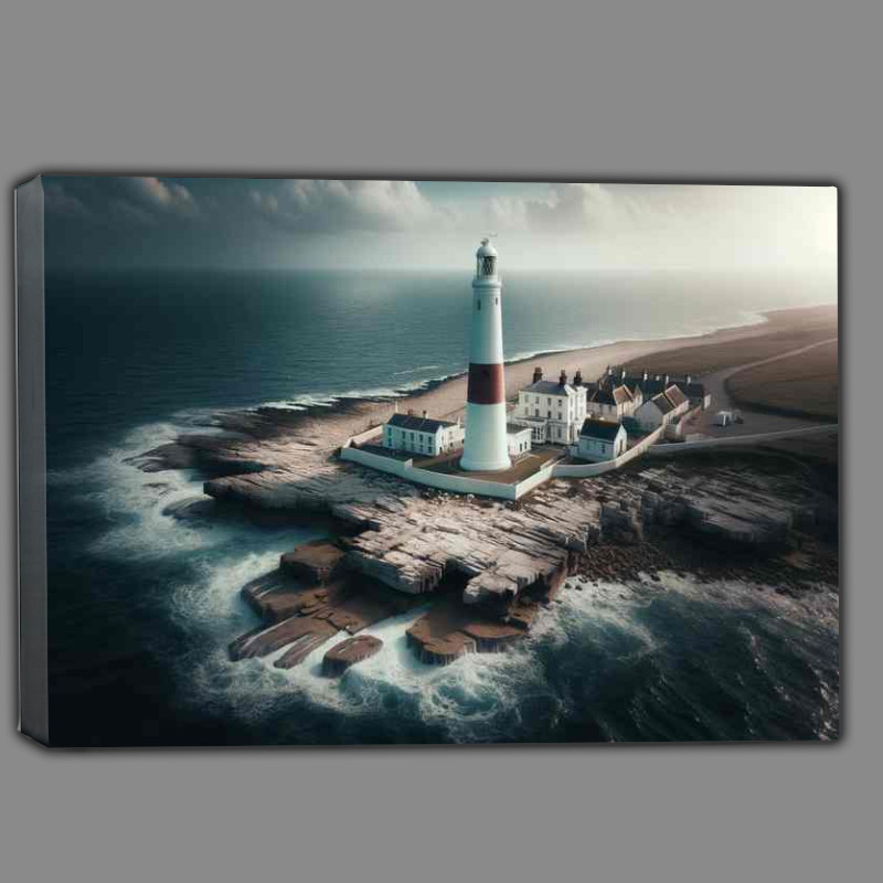 Buy : (Portland Bill Lighthouse Dorset Canvas)