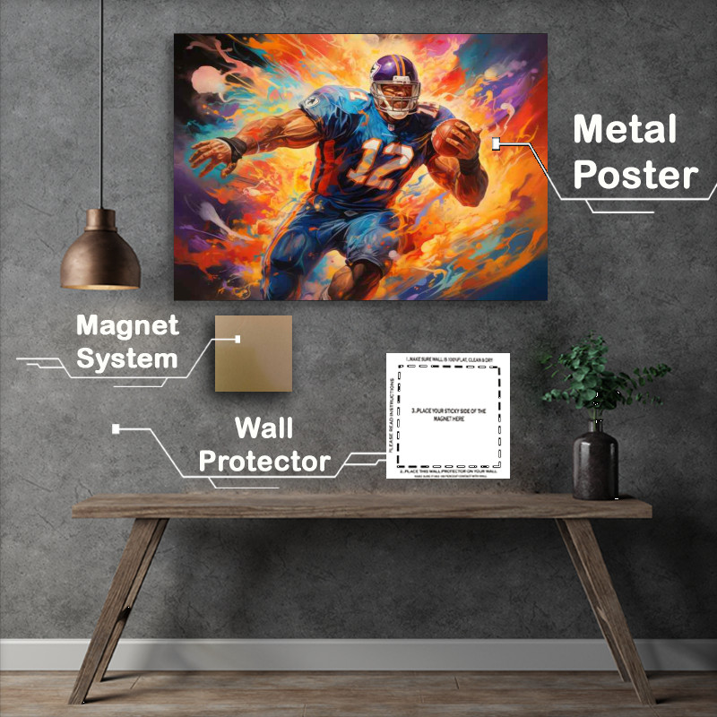 Buy Metal Poster : (Boston giants american footbal)