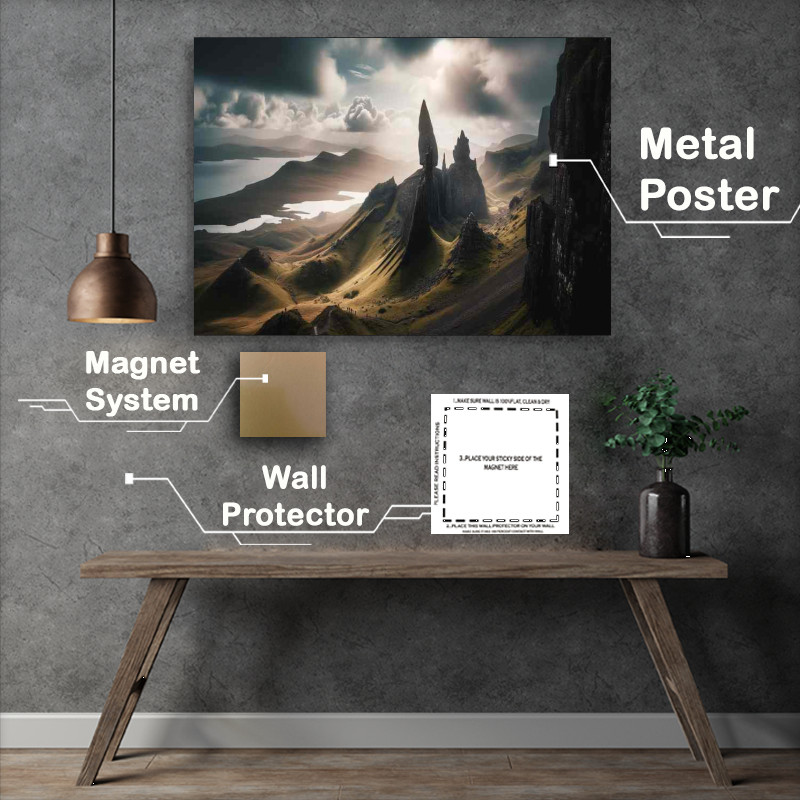 Buy : (Skyes Towering Sentinel Metal Poster)