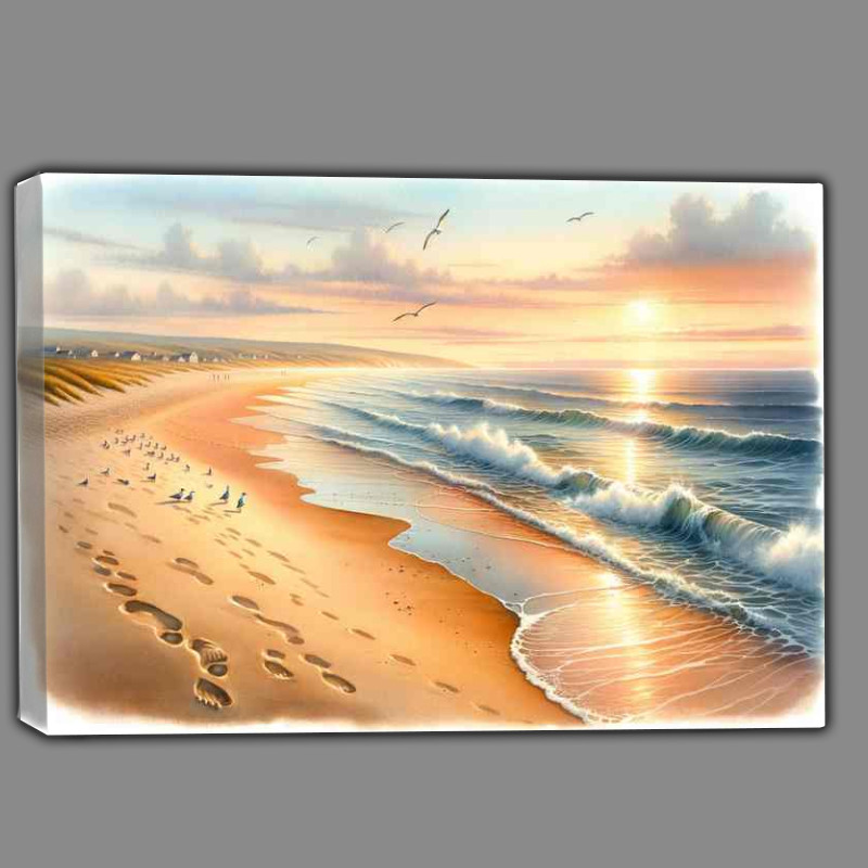 Buy : (Golden Sands Watercolour Canvas)