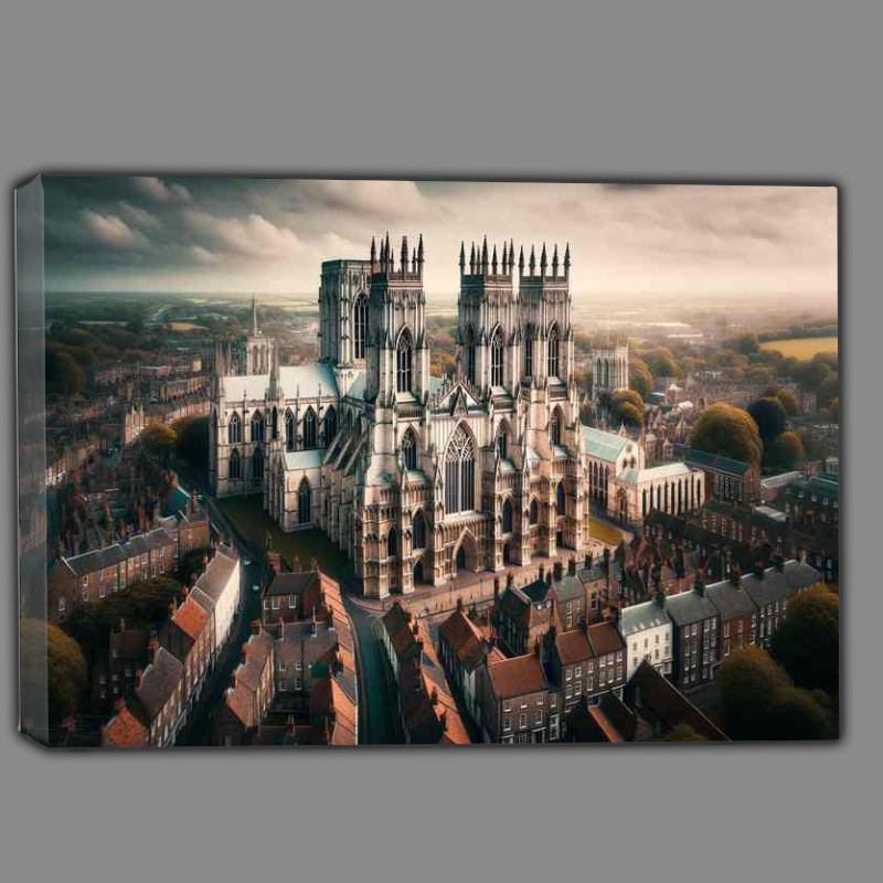 Buy Canvas : (York Minster Skyline)