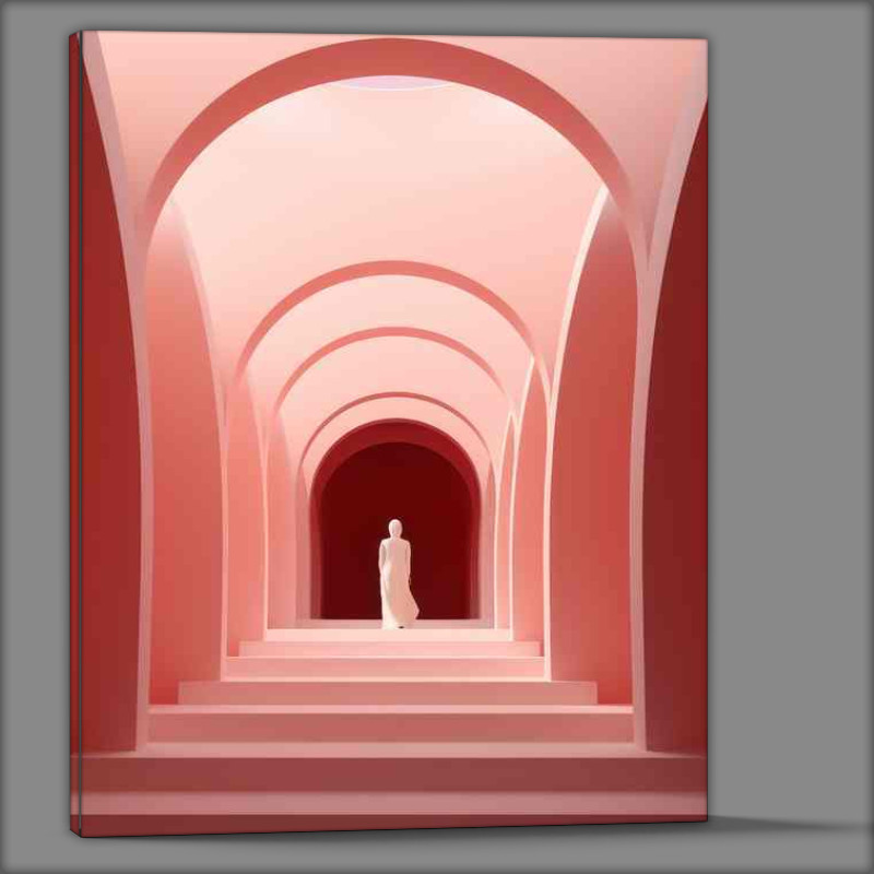 Buy Canvas : (The Pink Arch surreal style)