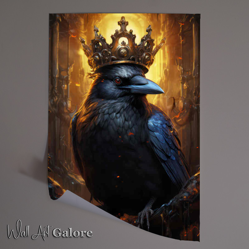 Buy Unframed Poster : (King of the Crows wearing his crown)