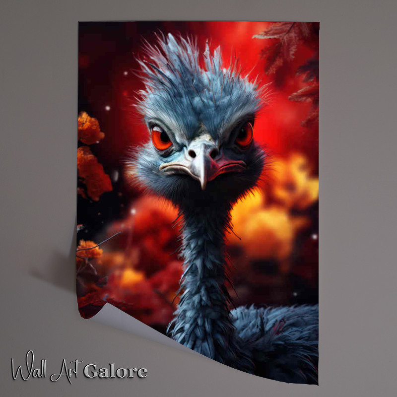 Buy Unframed Poster : (Little Ostrich in the forrest)