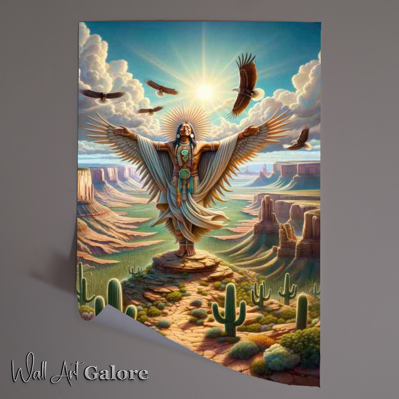 Buy Unframed Poster : (Apache deity Usen creator and giver of life)