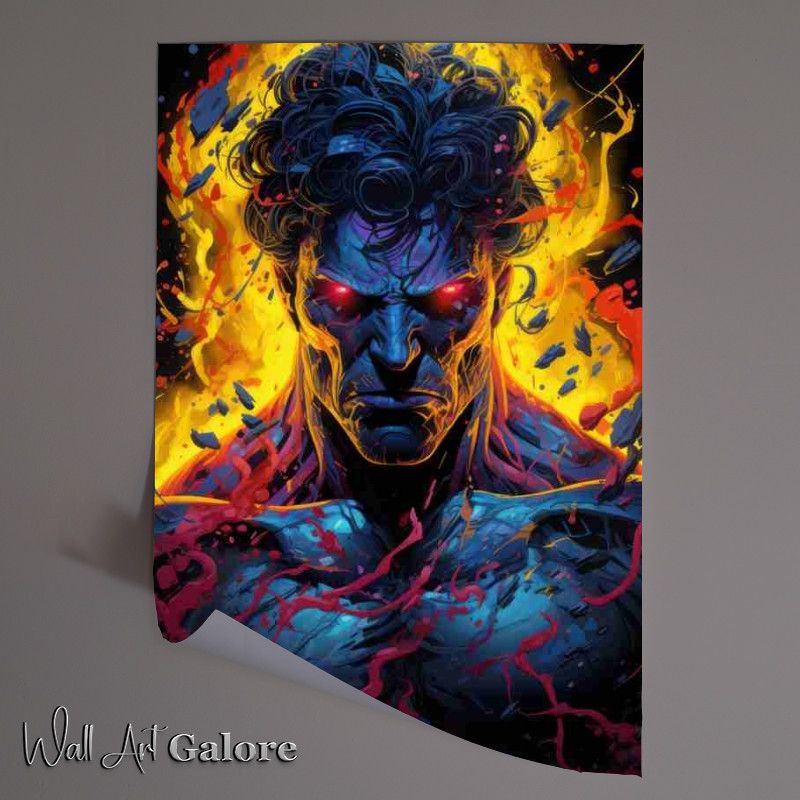 Buy Unframed Poster : (Character yellow glow)