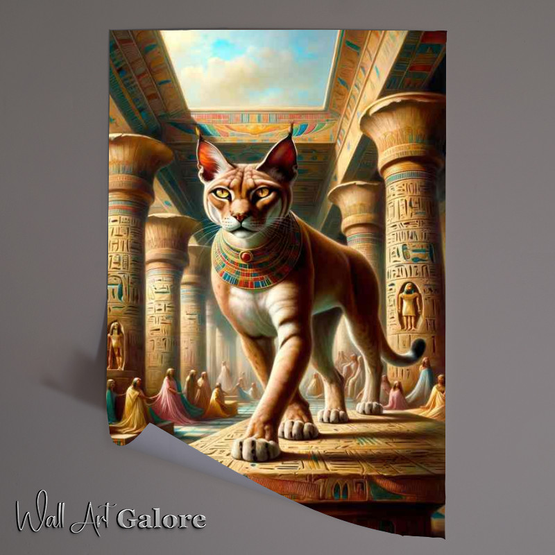 Buy Unframed Poster : (Egyptian god Mafdet early lynx god of justice and execution)