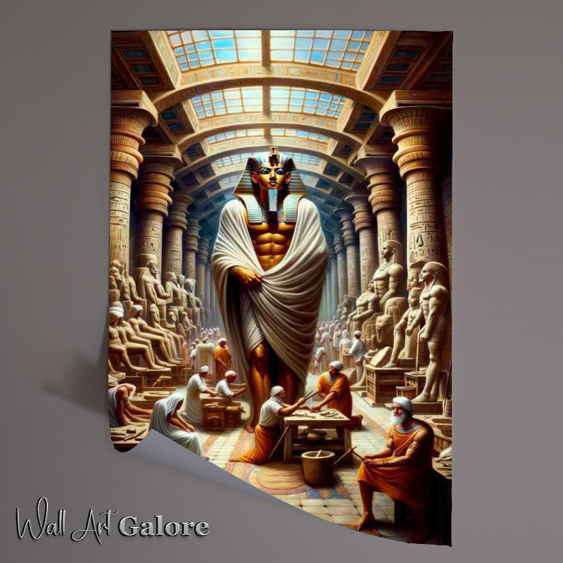 Buy Unframed Poster : (Egyptian god Ptah creator god of craftsmen)