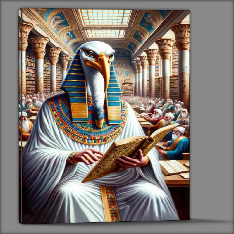 Buy Canvas : (Egyptian god Thoth god of wisdom and writing)