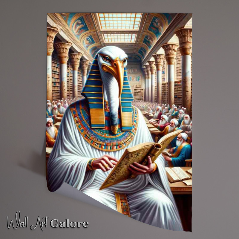 Buy Unframed Poster : (Egyptian god Thoth god of wisdom and writing)