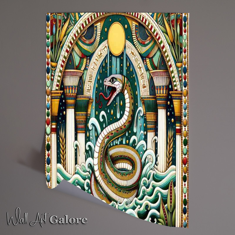 Buy Unframed Poster : (Egyptian goddess Kebechet serpent goddess of purification)