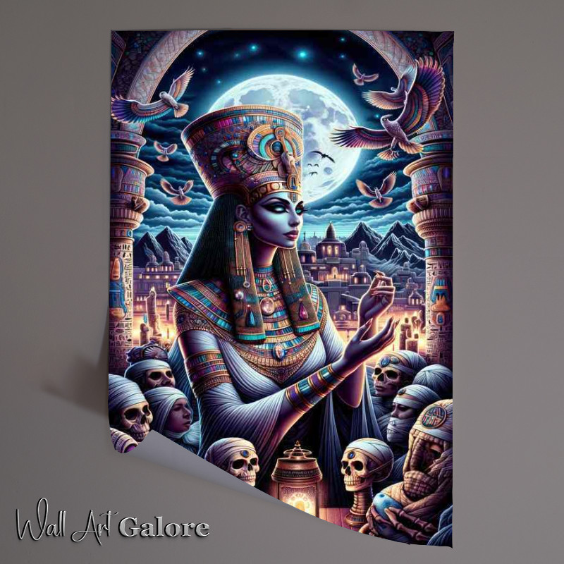 Buy Unframed Poster : (Egyptian goddess Nephthys protector of the dead)