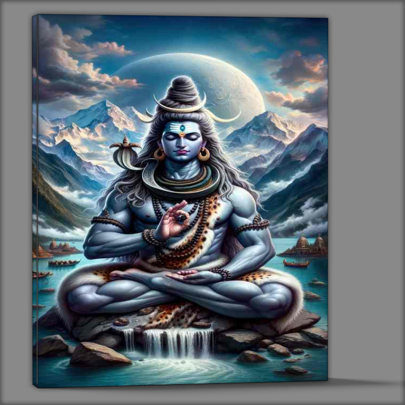 Buy Canvas : (Hindu deity Lord Shiva destroyer and transformer)