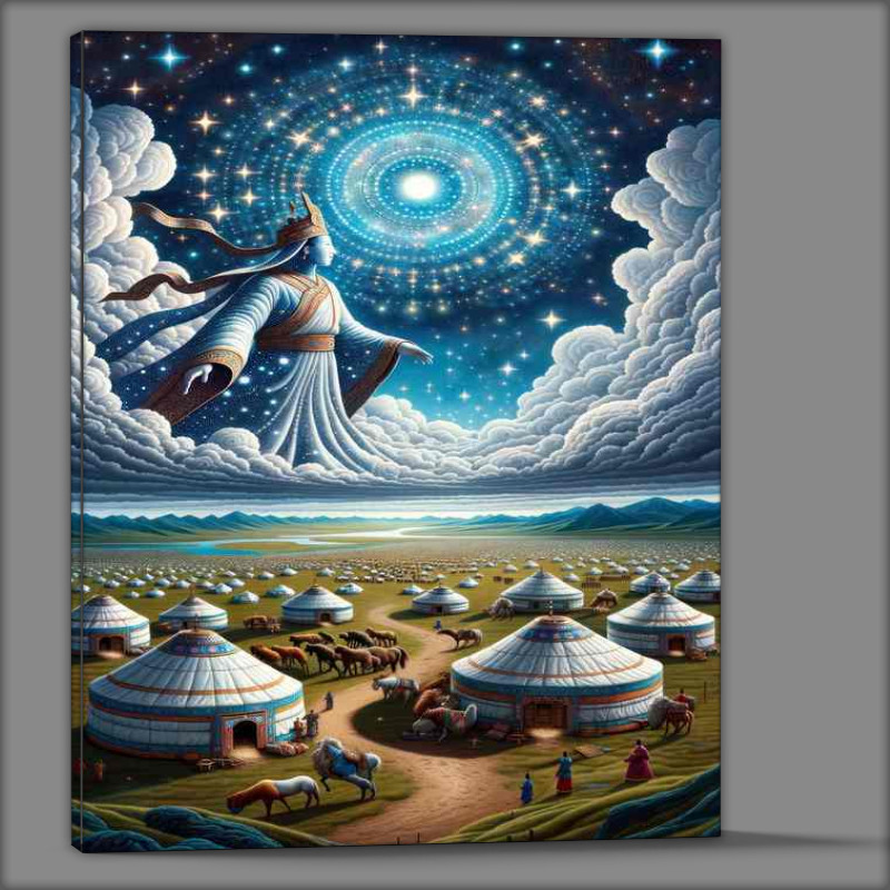 Buy Canvas : (Mongolian deity Tengri sky god)