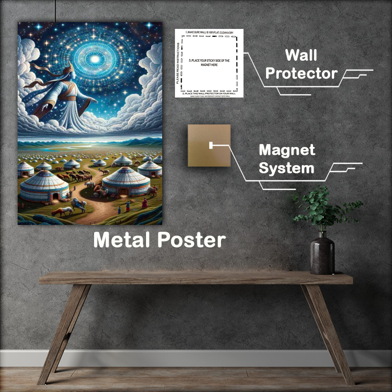 Buy Metal Poster : (Mongolian deity Tengri sky god)