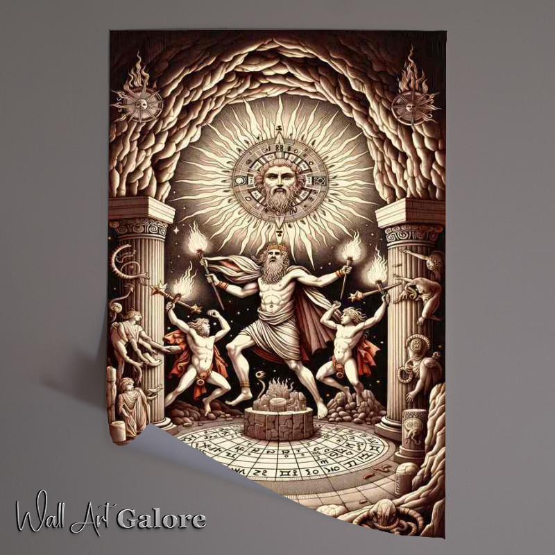 Buy Unframed Poster : (Pagan god Mithras associated with sun and light)