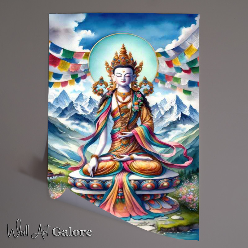 Buy Unframed Poster : (Tibetan deity Tara compassionate and serene)