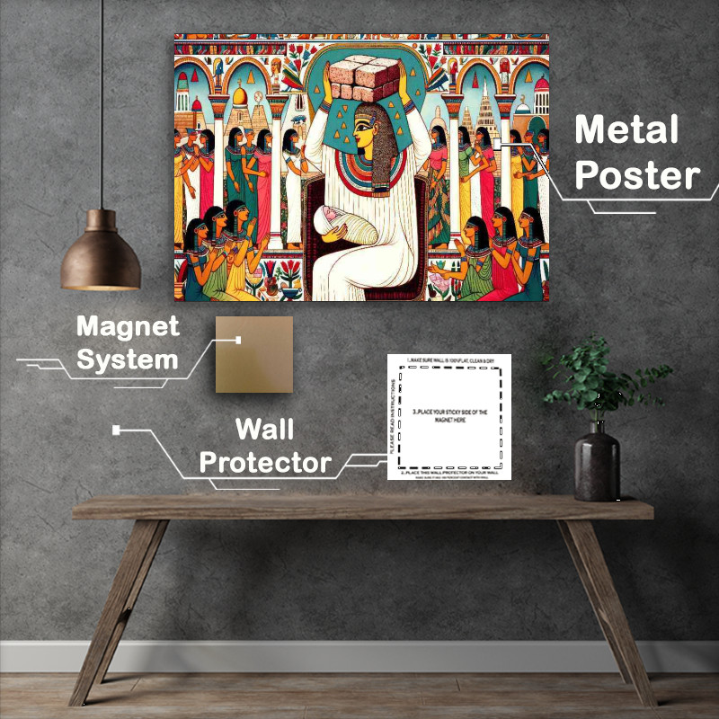 Buy Metal Poster : (Egyptian goddess Meskhenet goddess of childbirth)